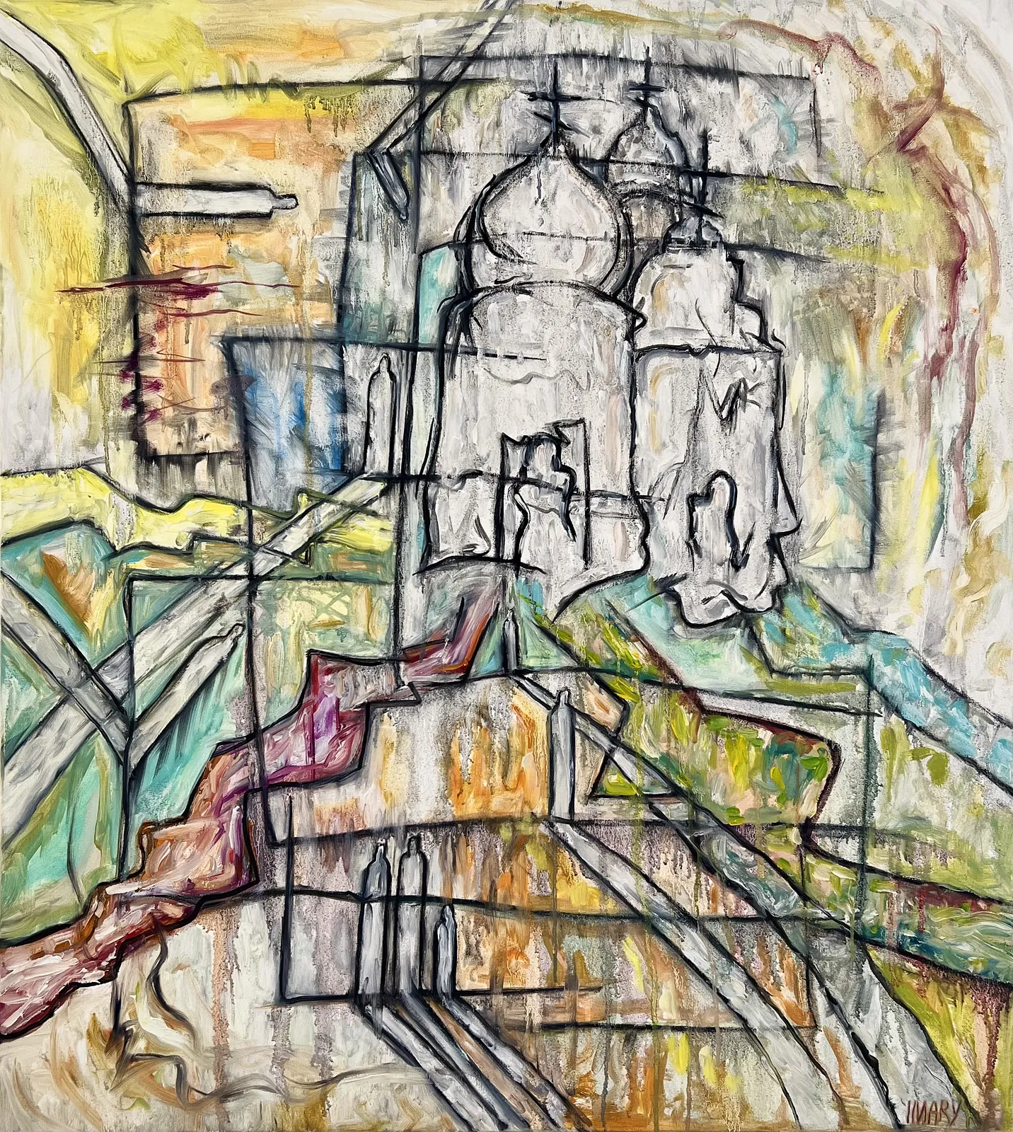 Зображення "The Apostolic Church" від IMARY, розмір: 100 × 90, матеріали: canvas, oil, медіум: Painting, ціна: €5000